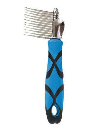 Groom Professional Dematting Comb - Side Pin for Smaller Dogs 12 Blades.