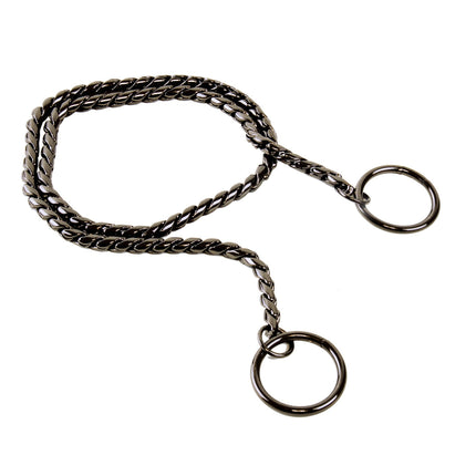 Show Tech Snake Chain Anthracite - elegant, anthracite exhibition chain, metal.