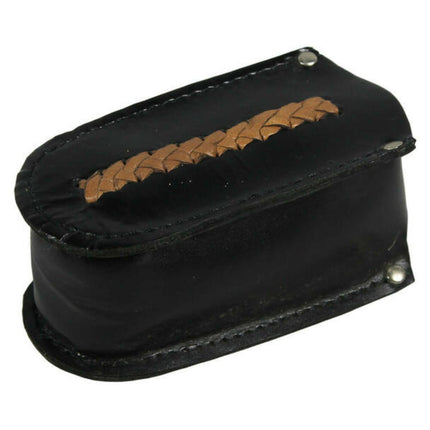 Chris Christensen Oblong Brush Cover - leather cover, brush case.