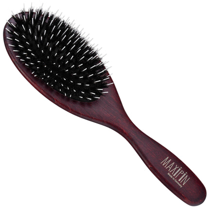 Maxi Pin - oval brush made of natural bristles and nylon.