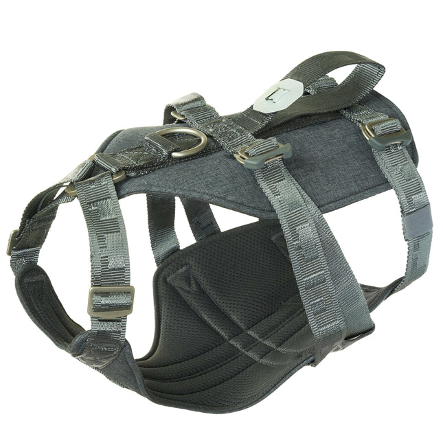 Hurtta Travel Harness Eco - dog harness for car, attaches to seat belts - 5 - 10kg.
