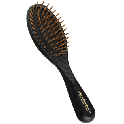 Chris Christensen Wood Pin Brush 19cm - high-quality, anti-static brush with wooden pins - small.