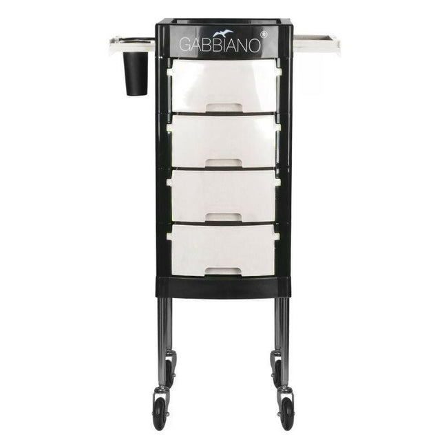 Gabbiano FT65 - 1 - grooming cabinet on wheels, 30x40x91, drawers, black plastic assistant.
