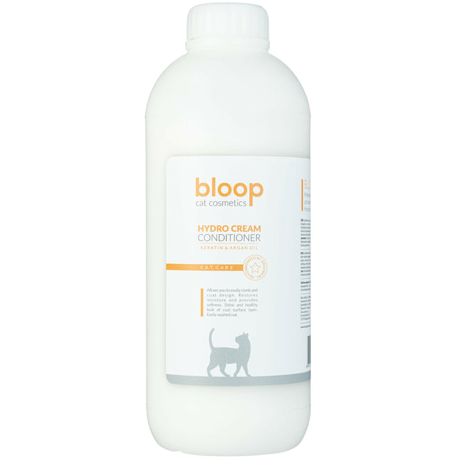 Bloop Hydro Cream Conditioner - conditioner for long-haired cats with keratin and argan oil.