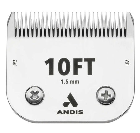 Andis CeramicEdge 10FT - ceramic blade, chrome-plated carbon steel.