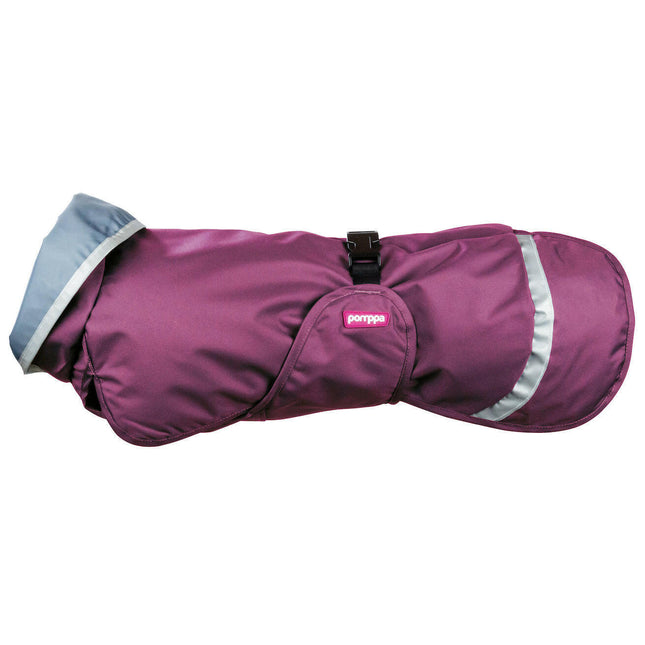 Sade Pomppa - waterproof jacket for dogs, plum.