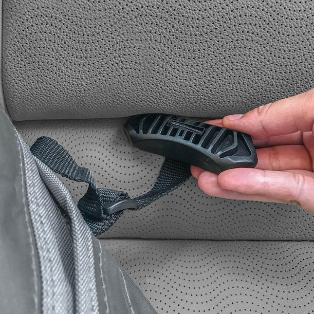 Kurgo Heather Bench Seat Cover - waterproof car seat cover for dogs, for the back seat.