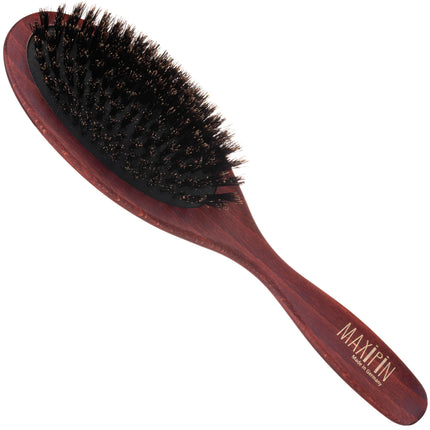 Maxi Pin - oval brush made of natural boar bristles.