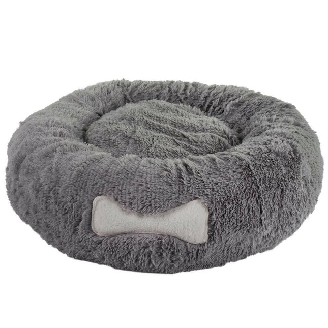 Biglo Plush Donut - soft, fluffy, and stress-relieving dog bed.