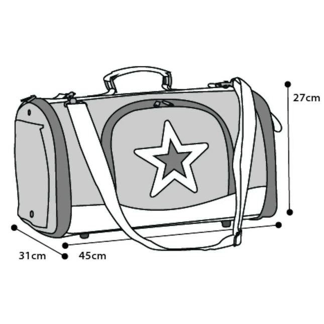 Flamingo Star Carrying Bag - bag, case for dogs, cats, up to 8kg.