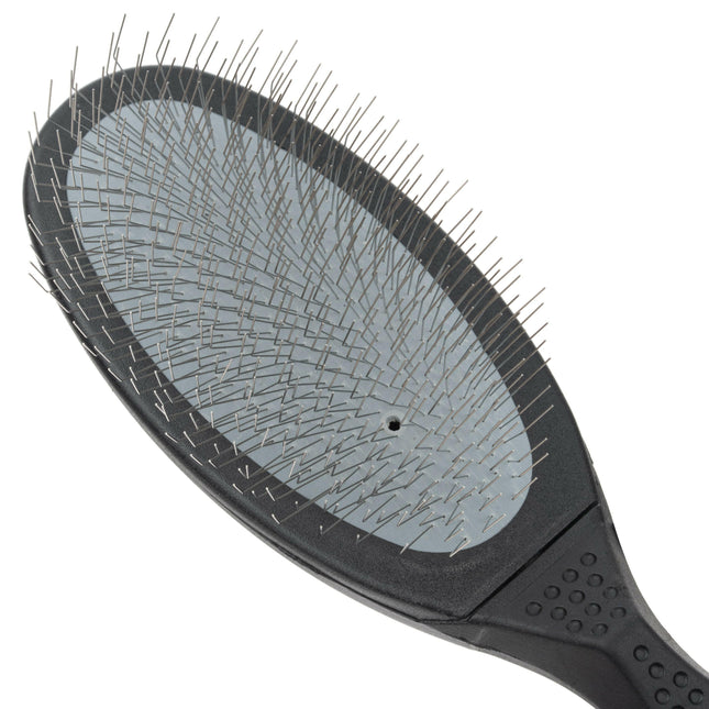 Show Tech Ultra - Pro Side Soft Slicker Brush - soft poodle brush with a comfortable handle, 22 mm metal pins.
