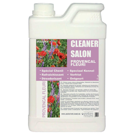 Diamex Cleaner Salon Provencal Fleuri - universal cleaning solution that eliminates unpleasant odors, with a floral fragrance..