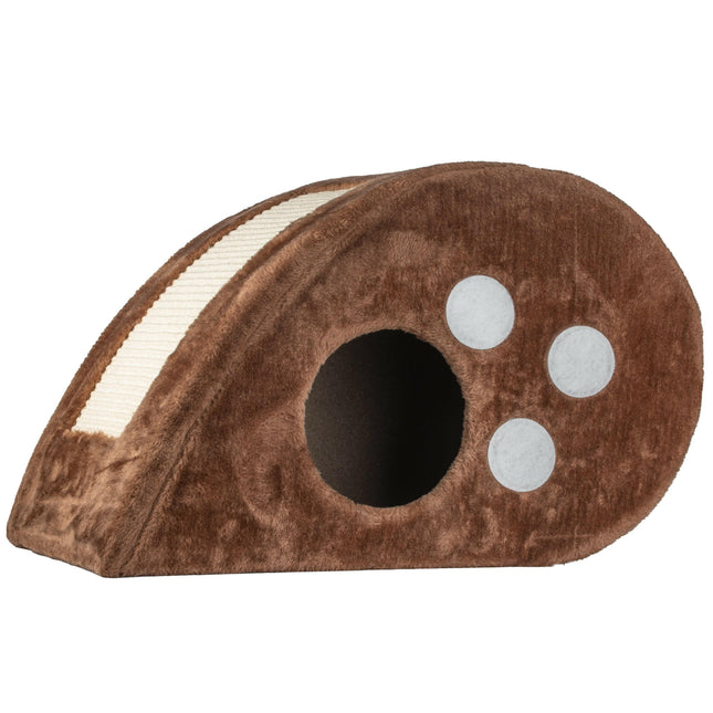 Cat&Rina Hill Cat Scratcher - cat house and scratching post in one.