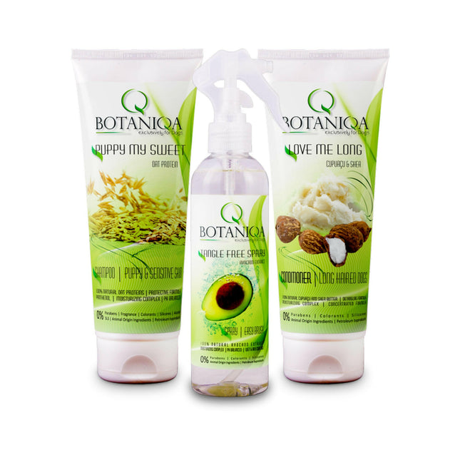 Botaniqa Cosmetics Set for Sensitive Dogs and Puppies.