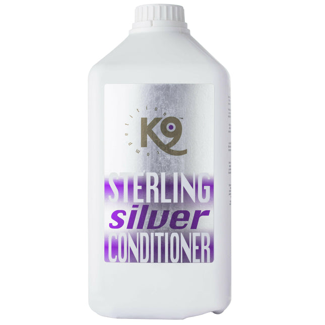 K9 Sterling Silver Conditioner - conditioner for white and silver fur, color revitalizing, concentrate 1:40 - 2.7L.