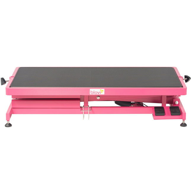 Blovi Callisto Pink - electric lift table, top x 65cm, pink.