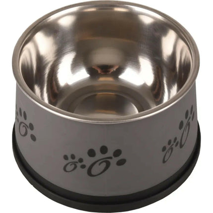 Flamingo Fusion Long Ears - metal dog bowl with long ears.