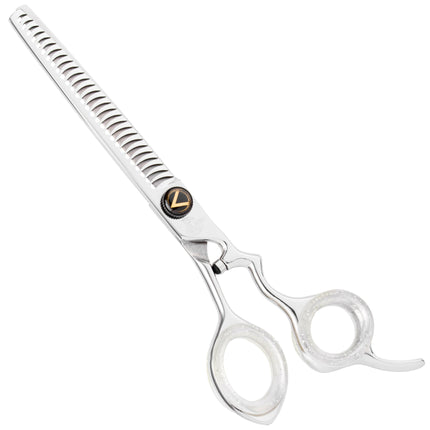 P&W Alien Hand Made Chunker - professional single-sided thinning shears with micro-grind, 28 teeth.