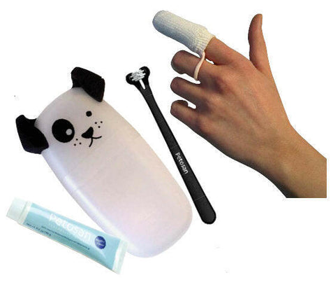 Petosan Puppy Pack - oral hygiene kit for puppies.