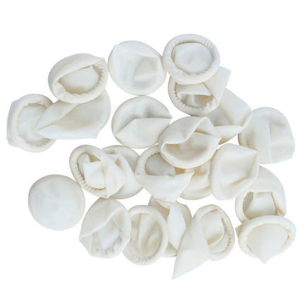 Show Tech Finger Condoms Medium 100 pcs - latex finger cots for grooming.