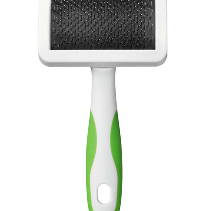 Andis Firm Slicker Brush - small poodle brush for dogs, medium firmness.
