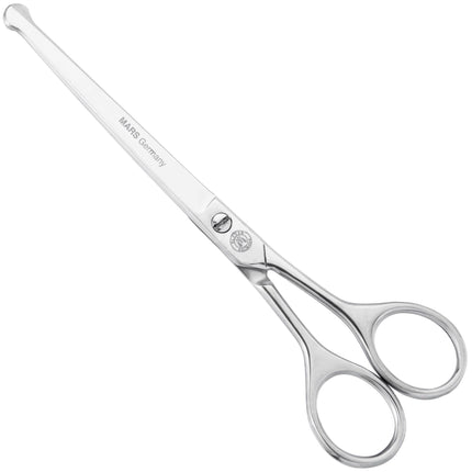 Mars Safety Curved Scissors - safe curved scissors made of stainless steel.