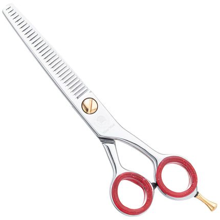 P&W Spartan Men Thinning - high-quality, professional single-sided thinning shears for men with 30 teeth.