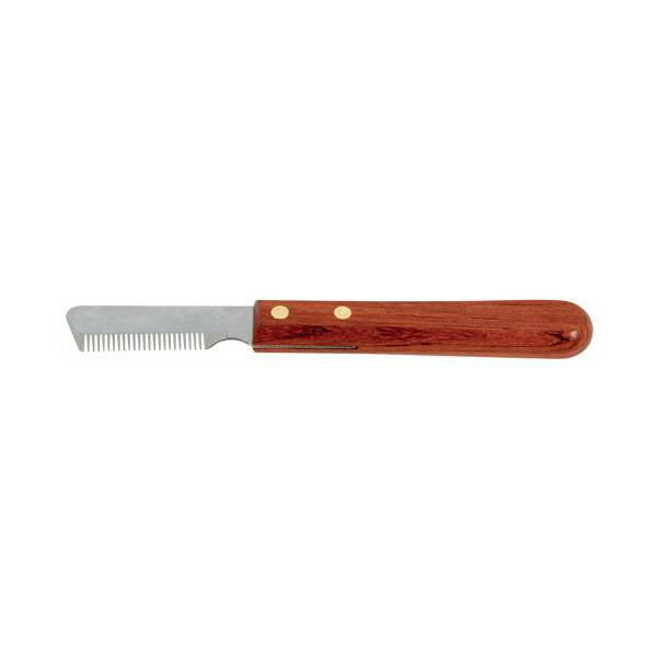 Chadog Stripping Knife - classic trimmer for rough-haired breeds, long teeth, for left-handed users.