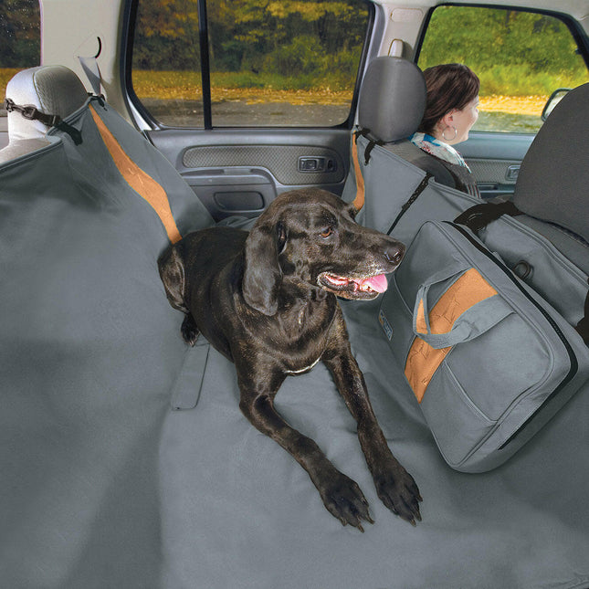 Kurgo Wander Hammock - car seat cover for dogs, hammock for the back seat.