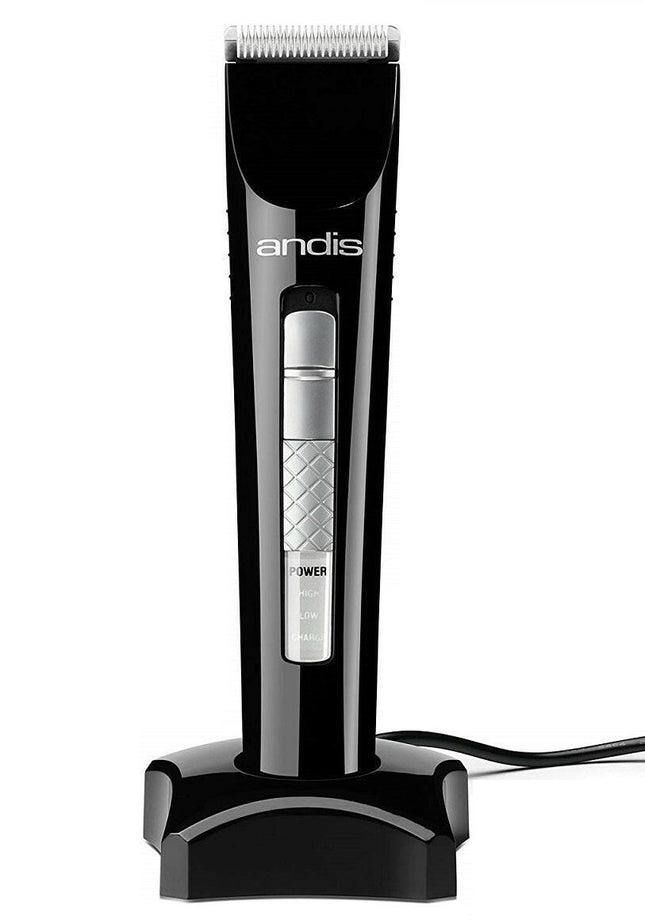 Andis MultiTrim CLT - cordless finishing clipper with two blades and Li-Ion battery.