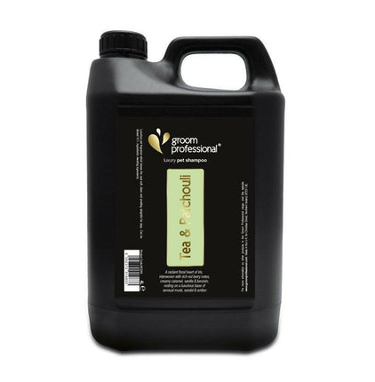 Groom Professional Tea & Patchouli Luxury Shampoo - luxurious moisturizing shampoo for dry and dull fur, concentrate 1:20.
