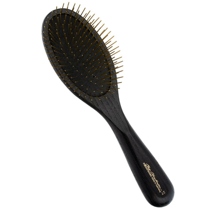 Chris Christensen Fusion Brass Pin Brush - professional wooden brush with brass pins.