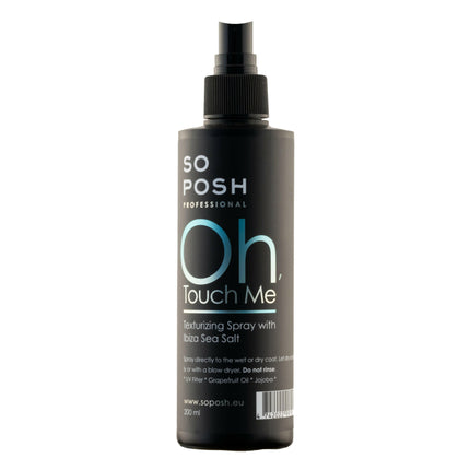 So Posh Oh, Touch Me - Texturizing Fur Spray with Sea Salt, with UV Filter.