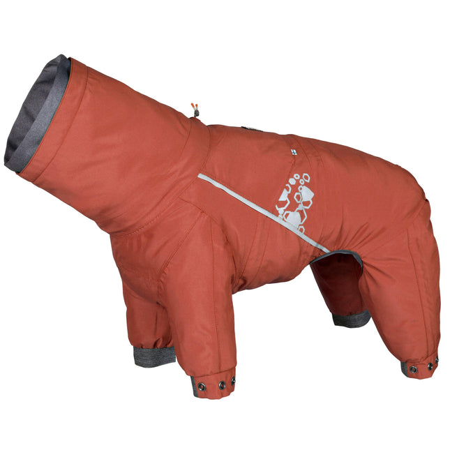 Hurtta Mudventure Overall Eco Cinnamon - waterproof suit for dogs.