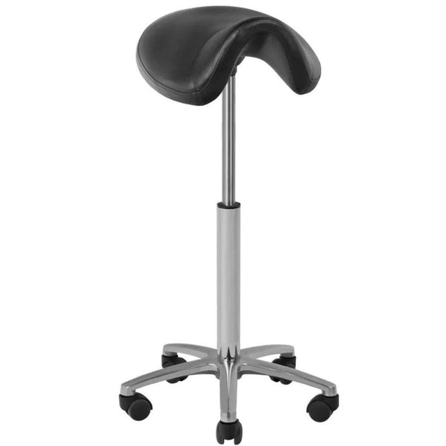 Activ 001B - high saddle stool with adjustable height.
