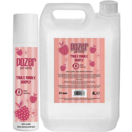 Pozer Truly Madly Deeply Shampoo - deep cleansing fur shampoo with fruit extracts, mango scent, concentrate 1:12.