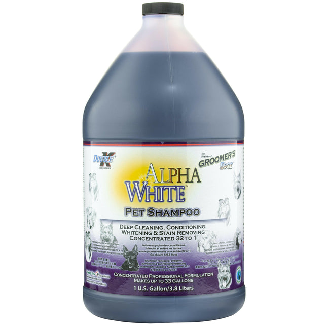 Double K Alpha Shampoo - whitening shampoo for dogs, cats, and horses, concentrate 1:32.
