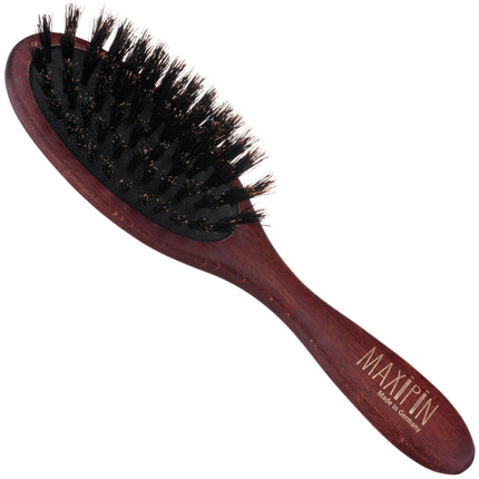Maxi Pin - oval brush made of natural boar bristles.