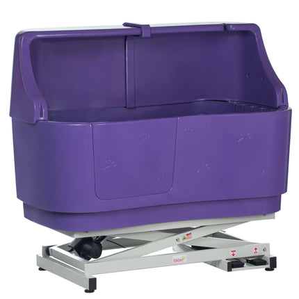 Extension, back for electric and stationary Blovi bathtub - purple.