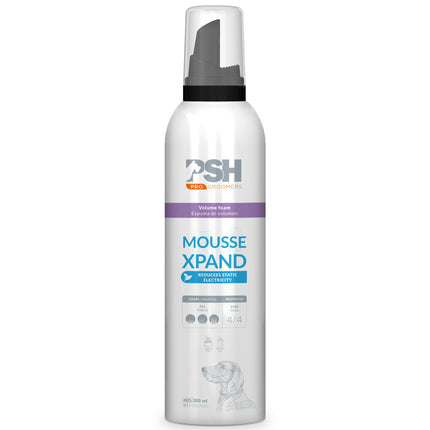 PSH Pro Mousse Xpand - volume-boosting mousse for dog fur.