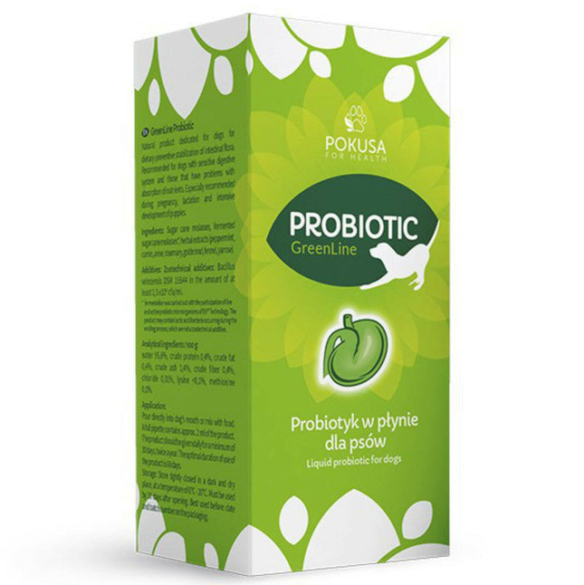 Pokusa Line Probiotic - probiotic for dogs, regulating bacterial flora.