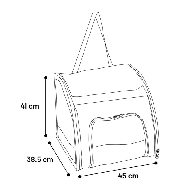 Flamingo Car Seat Rey - breathable car carrier for dogs and cats, up to 8kg.