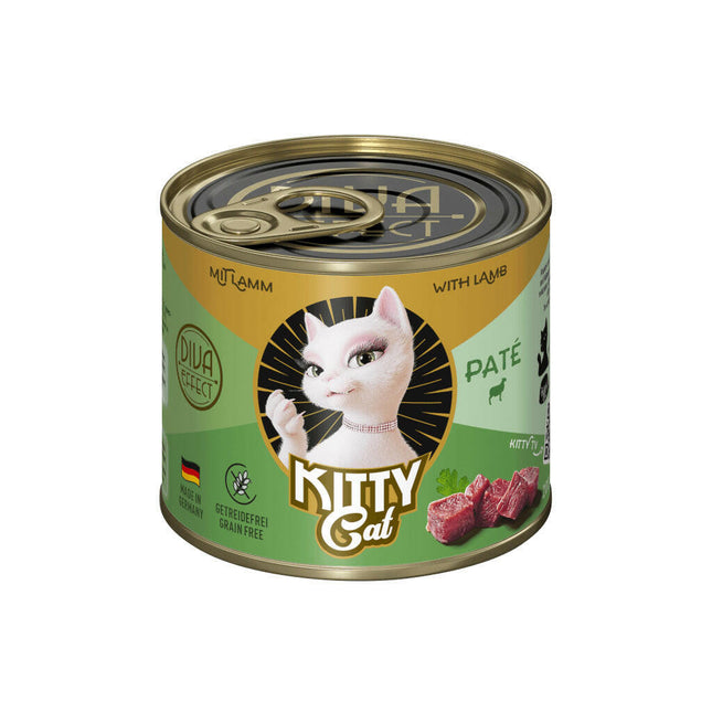 Kitty Cat Lamb Pâté - grain-free wet food, pâté for cats, with lamb.
