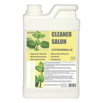Diamex Cleaner Salon Citronella - universal cleaning solution that eliminates unpleasant odors, with a citronella scent.