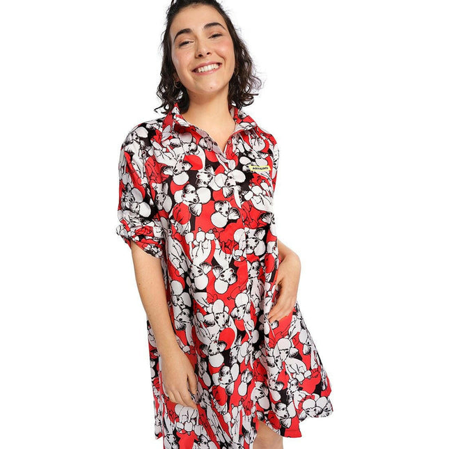 Artero Tokio Abstract - grooming tunic with poodle motif.