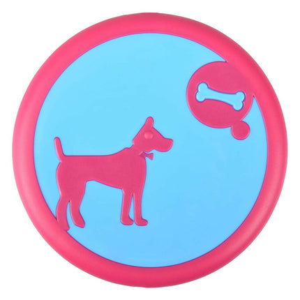 Flamingo Amelia Flying Disc - rubber frisbee for dogs.