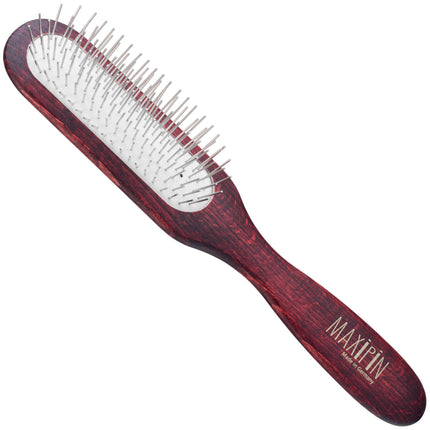 Maxi Pin - narrow, elongated brush for long and medium-length dog fur, with metal pins.