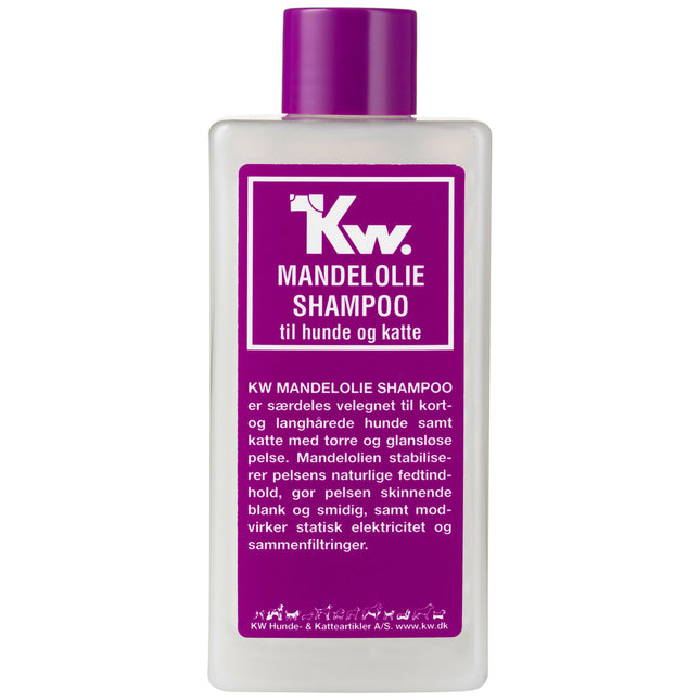 KW Almond Shampoo - moisturizing shampoo with almond oil for dogs and cats, concentrate 1:3.