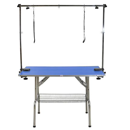 Blovi grooming table, top x 60cm, height 78cm.
