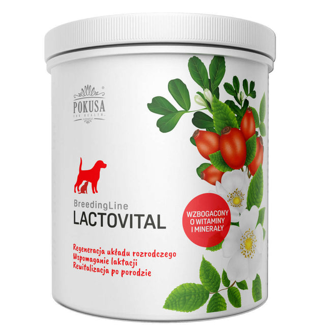 Pokusa BreedingLine LactoVital - vitamin preparation stimulating lactation, regenerating the reproductive system, and improving the condition of nursing bitches..